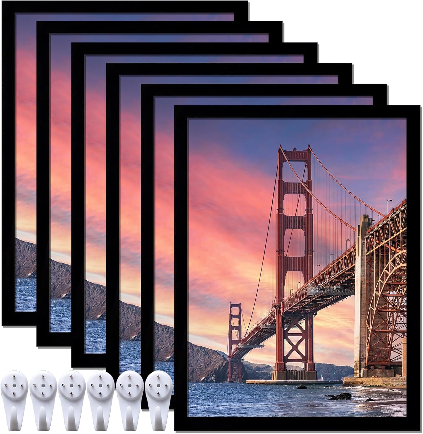 12x16 Picture Frame Set for Canvas Collage and Art Display