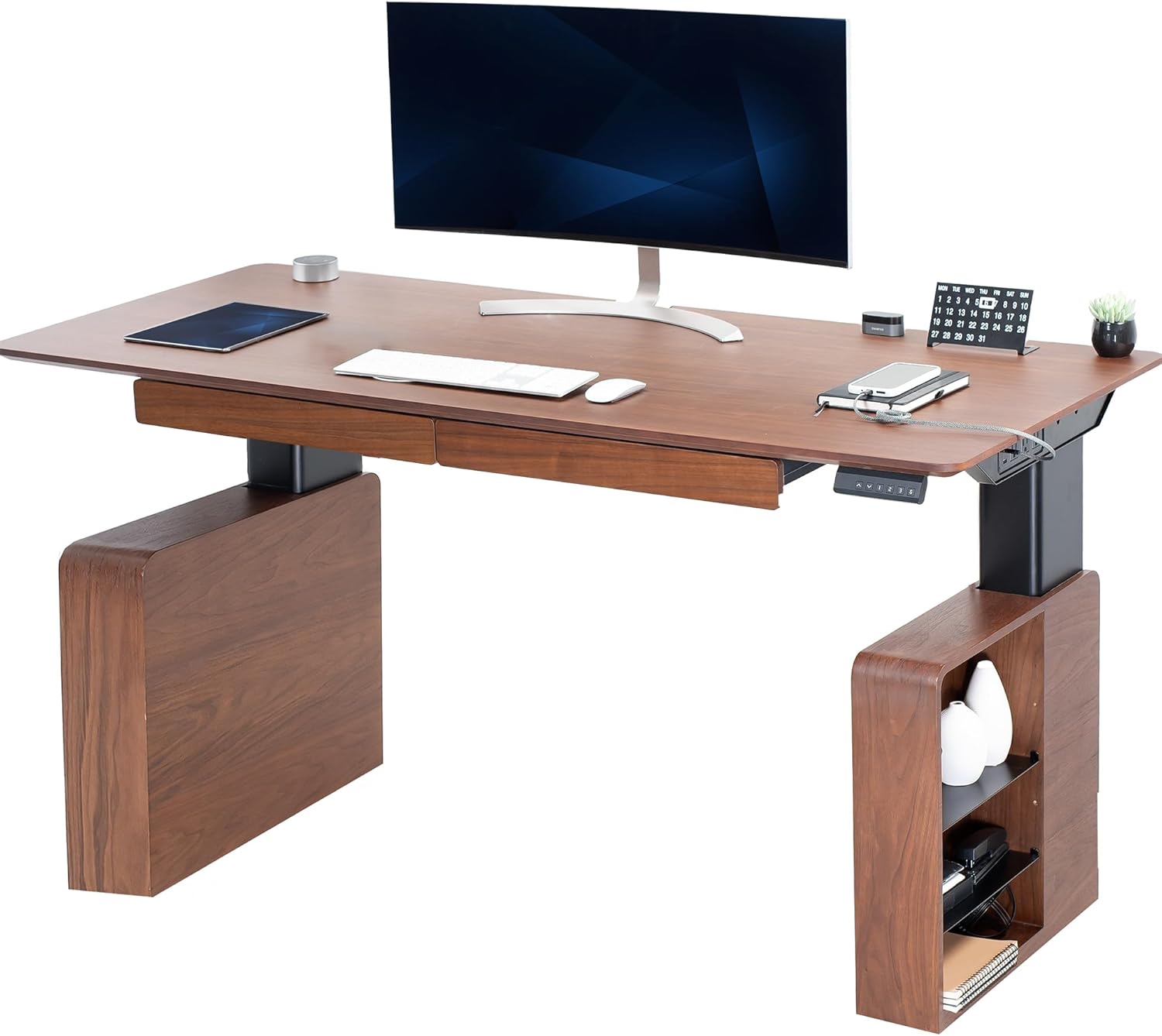 VIVO Electric Height Adjustable Stand Up Desk - Efficient Memory Workspace