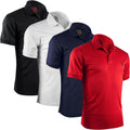Albert Morris Mens Striped Short Sleeve Polo Shirts 4 (Style 43LY)