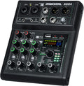 4 Channel Audio Mixer With Effects 88 DSP Mixer Mixing Board USB