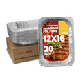 YLT WAX 12x16 Aluminum Foil Pans 20 Pack - Full Size Disposable Baking
