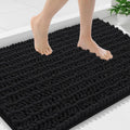 Absorbent 36x24 Chenille Bathroom Rug for Cozy Floor Protection