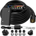 7 Pin Trailer Wiring Harness Kit for RVs and Campers - 12FT