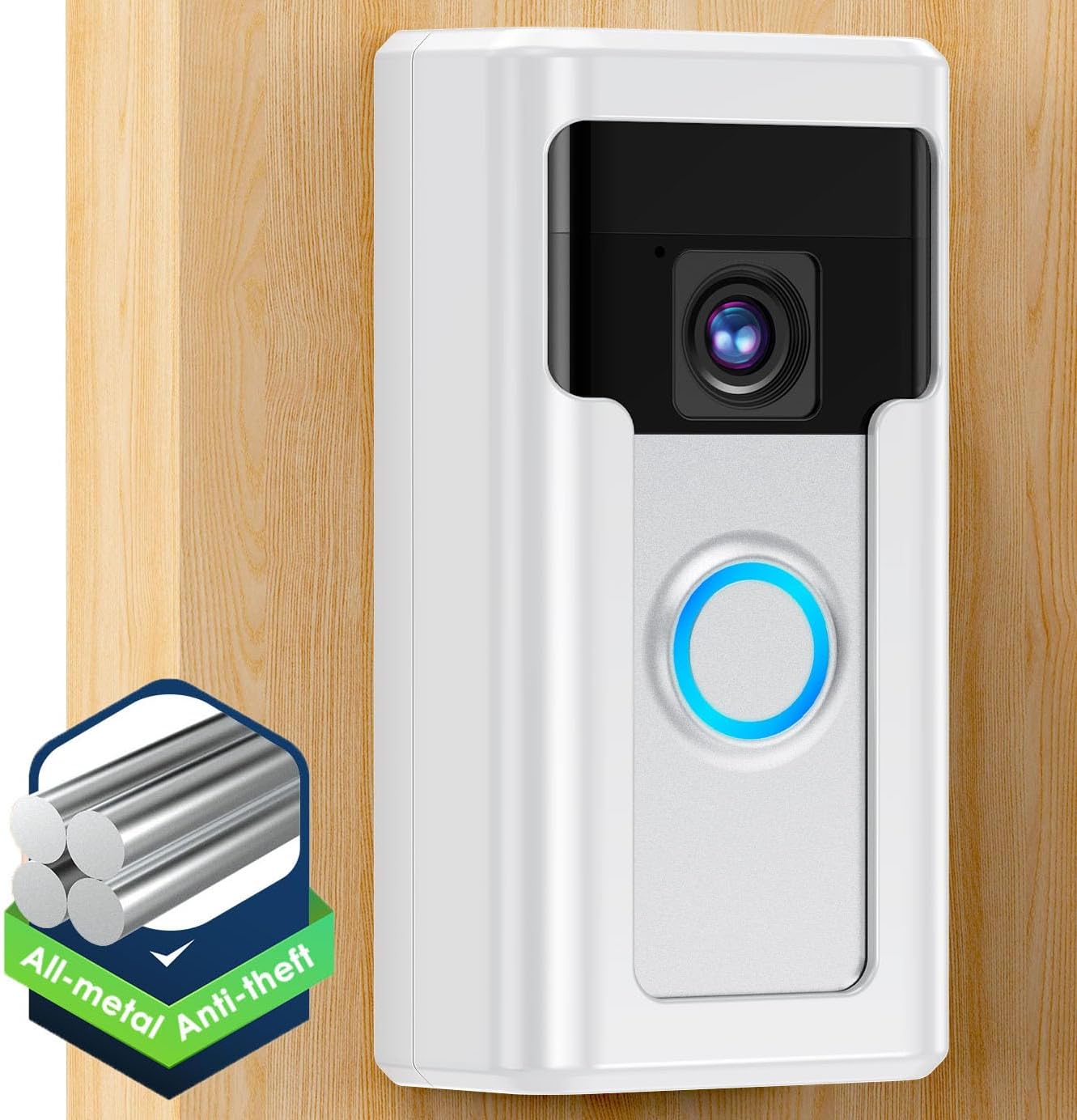 Liwin All-Metal Adhesive Doorbell Mount