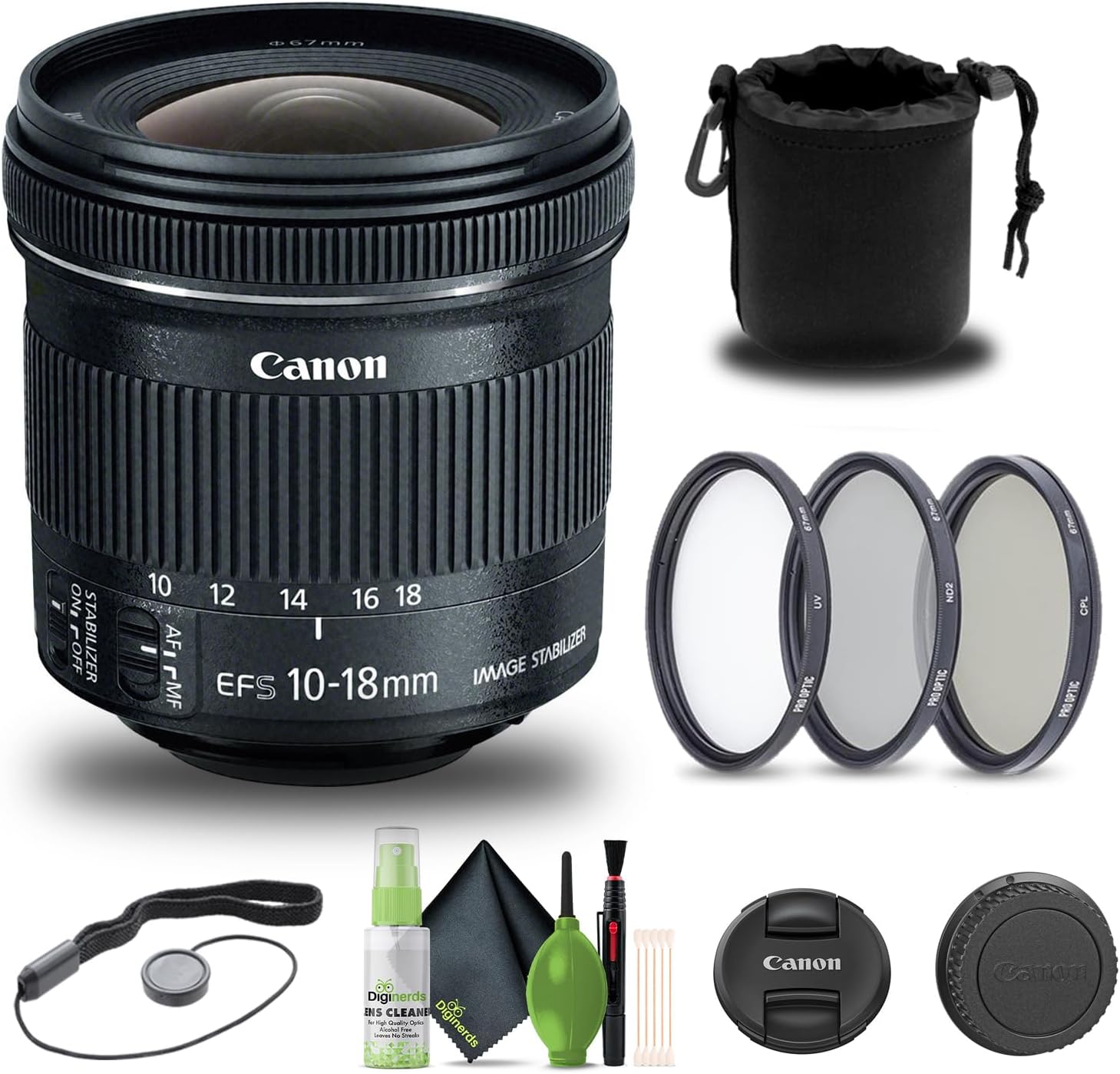 Canon EF-S 10-18mm f/4.5-5.6 STM Lens for Stunning Wide Shots