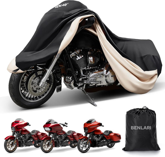 Benlari Waterproof Motorcycle Cover for Harley Davidson Models