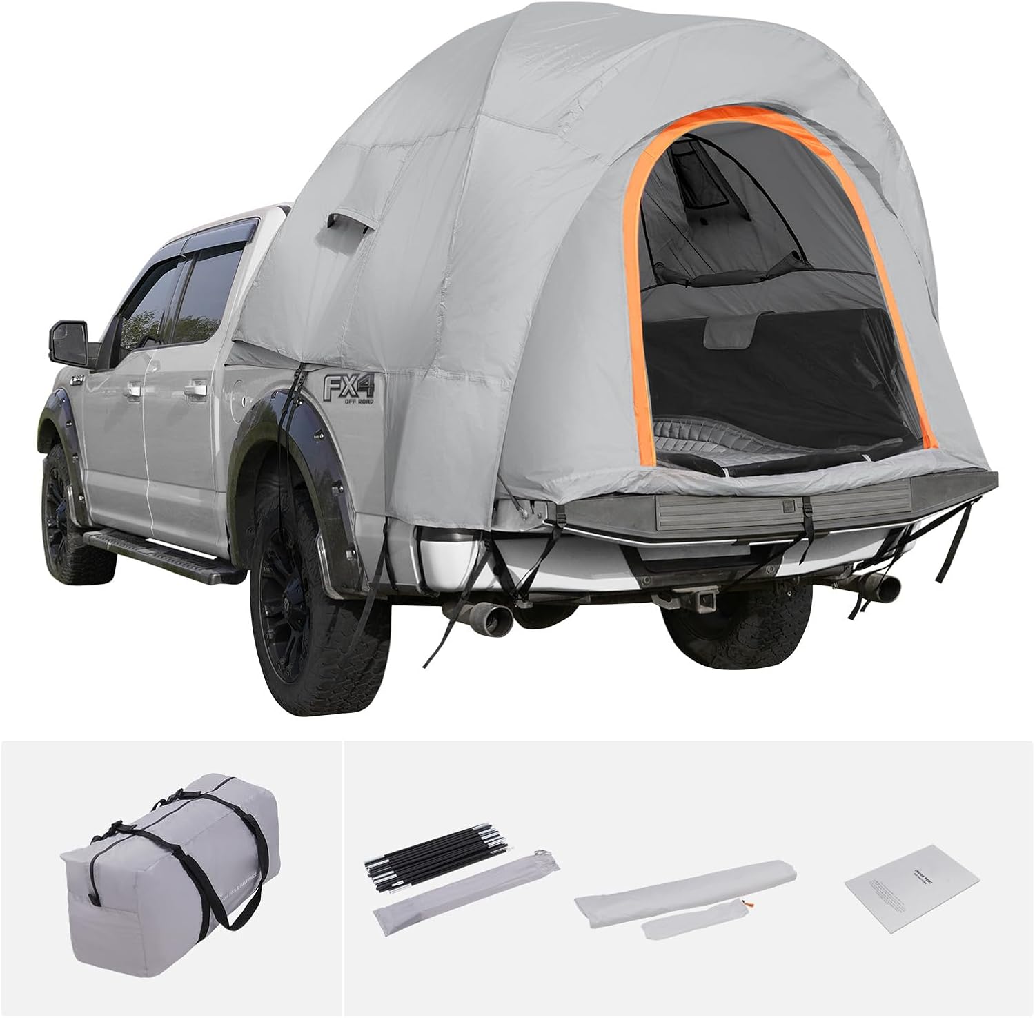Happybuy Truck Bed Tent: Waterproof & Spacious - Perfect for Camping!