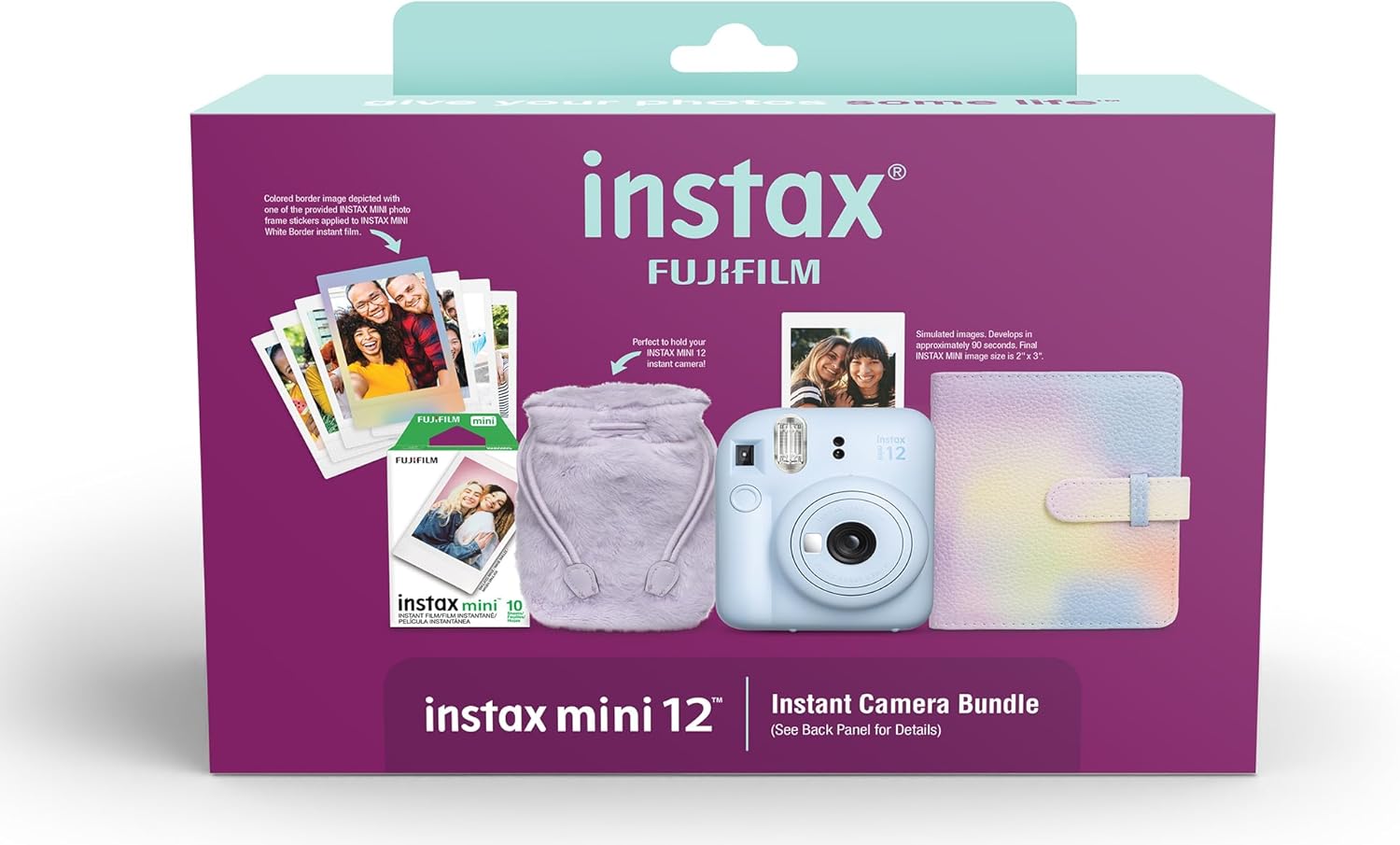 Instant Memories: Fujifilm Blue Mini 12 Bundle