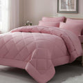 King Size Comforter Set - ELNIDO QUEEN 7-Piece Bed in a Bag