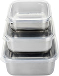 Stainless Steel Nested Trio Bento Box Set - Space-Saving Meal Prep