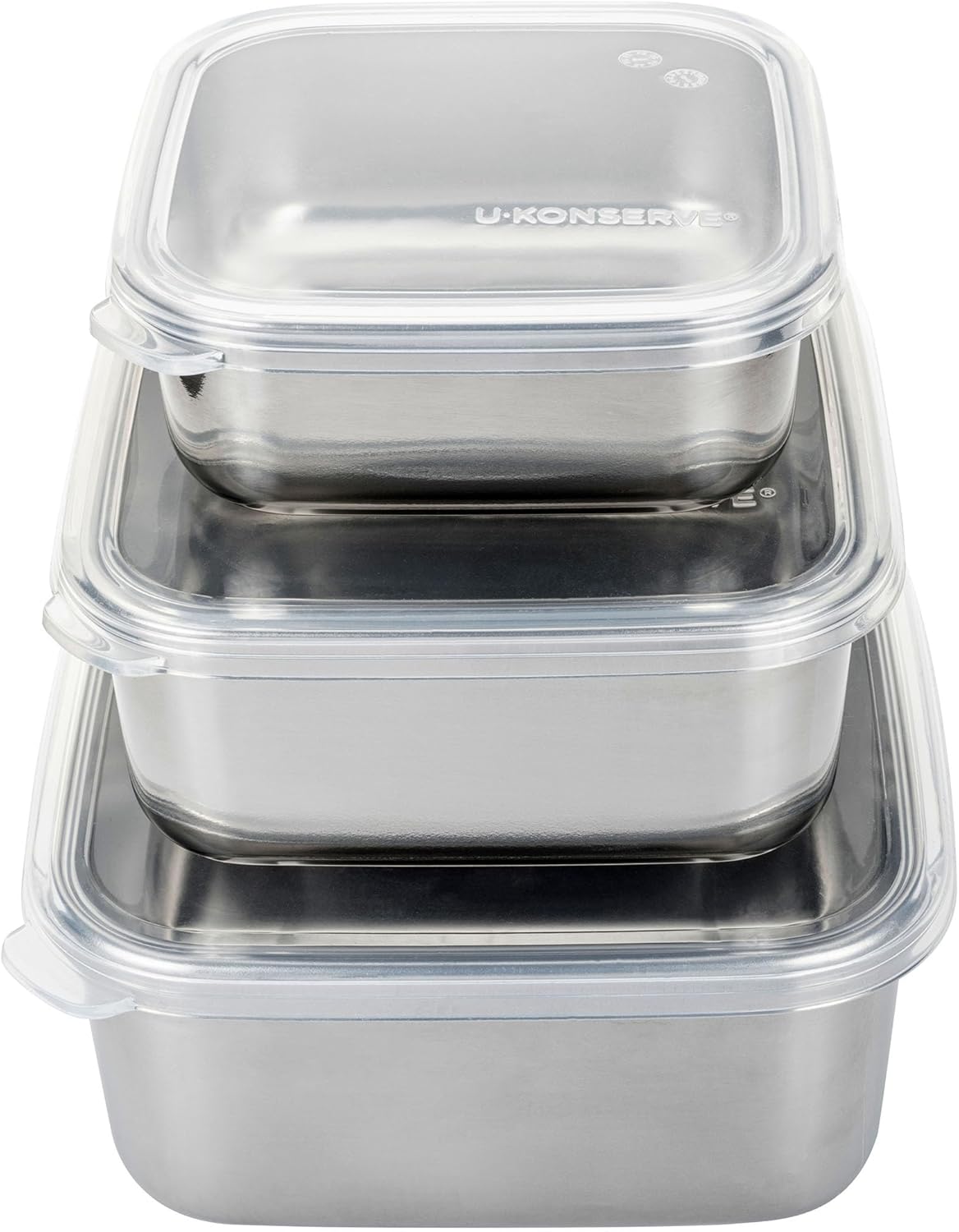 U Konserve Stainless Steel Nested Trio Food Storage Containers