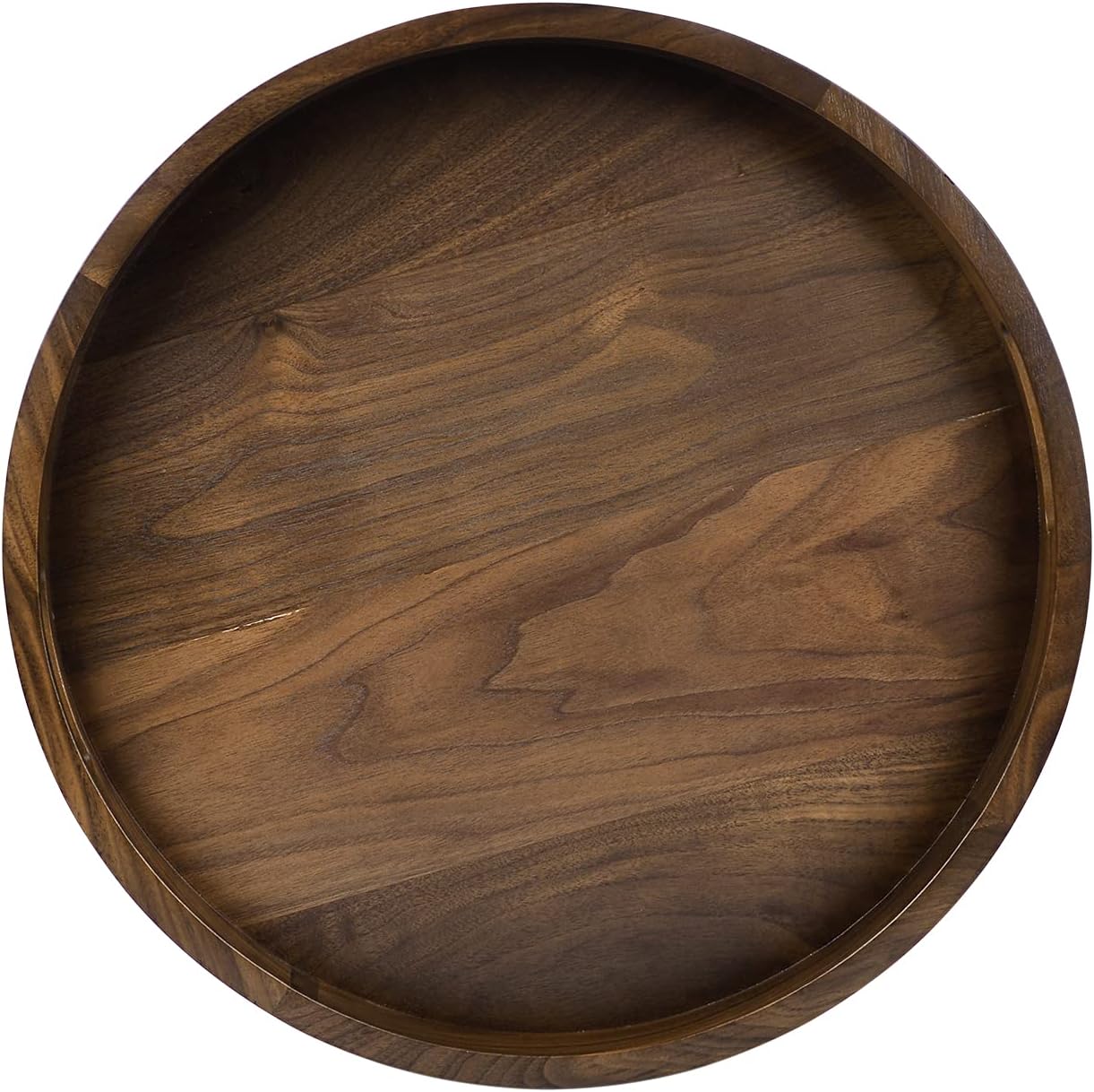 Kingcraft 18 x 18 inches Large Round Ottoman Table Tray