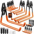 Garage Hooks 20-Pack Steel Garage Accessories for Organization