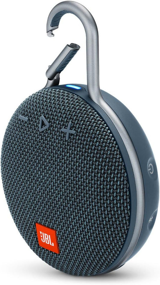 JBL Clip 3 Blue - Wireless Speaker - Waterproof and Portable - 10-Hour Playtime
