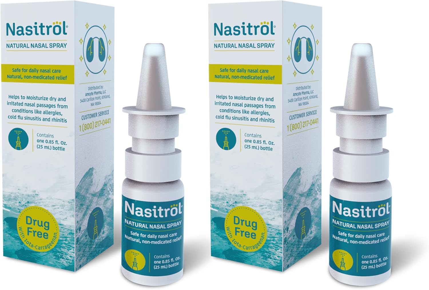 Natural Nasal Spray for Daily Moisturizing and Relief
