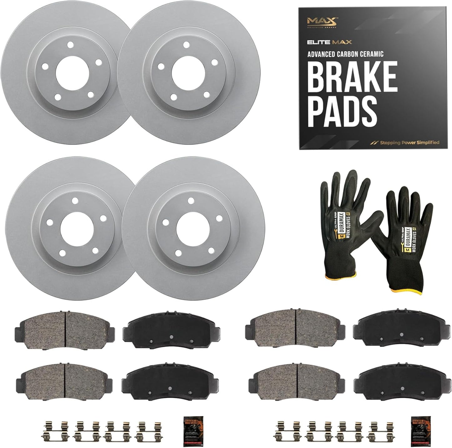 Max Advanced Brakes ComfortMAX Brake Kit for Nissan Rogue 2008-2020