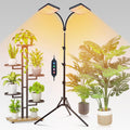 2-Head Grow Light with Stand 50W - Full Spectrum Indoor Grow Light