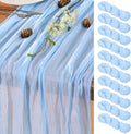 Light Blue Cheesecloth Table Runner 10 ft 10-Pack - Elegant
