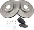 TRQ Front Brake Pad & Rotor Kit for 2005-2006 Honda CR-V