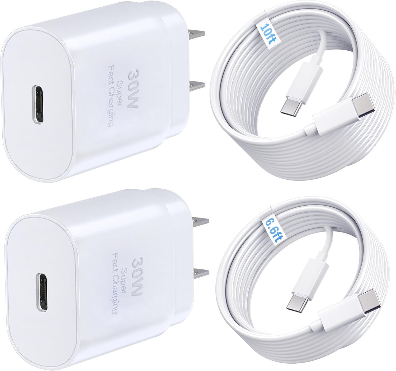 Super Fast 30W iPhone Charger Duo - Lightning Speed Charging!