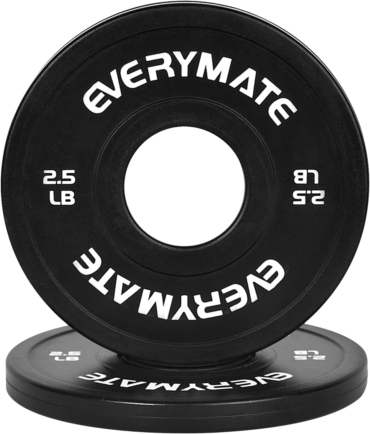 EVERYMATE Black Change Weight Plates Set for Strength Training