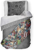 Marvel Comics 80th Anniversary Twin Comforter Set - Reversible, Super