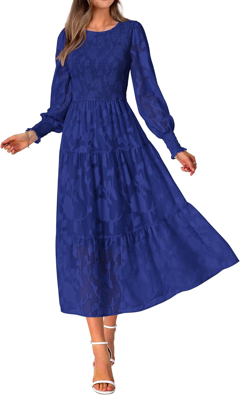 Elegant Floral Maxi Dress for Women - Perfect Wedding Guest Attire