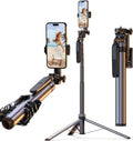 Tripod for iPhone Selfie Stick with Remote - Stable 80in Height