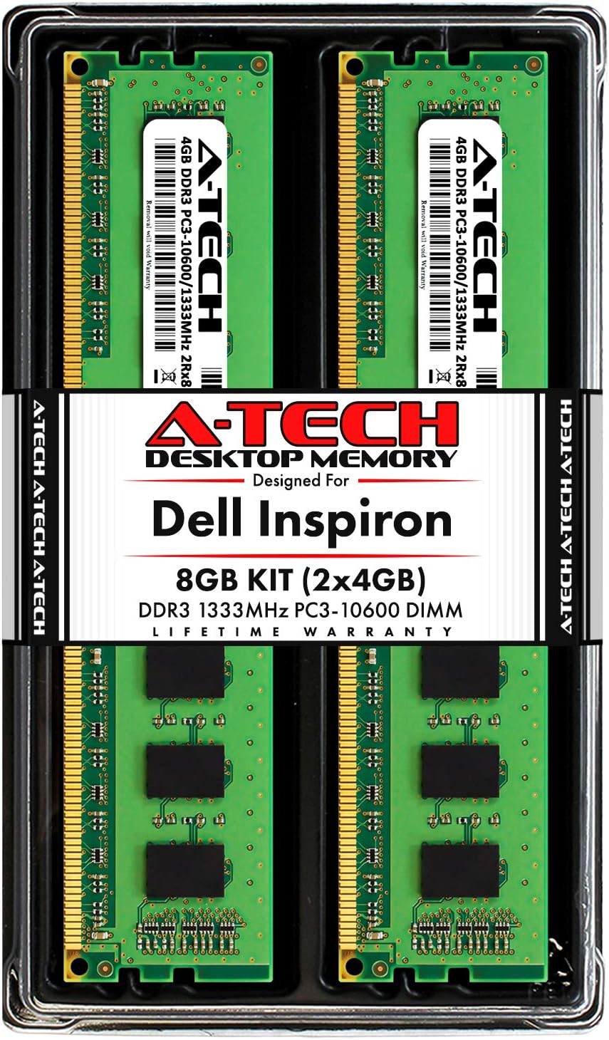 A-Tech 8GB RAM Upgrade for Dell Inspiron 620 & 620s Models