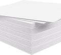 Mat Board Center 8x10 White Uncut Mat Boards, Pack of 50 - 4-Ply