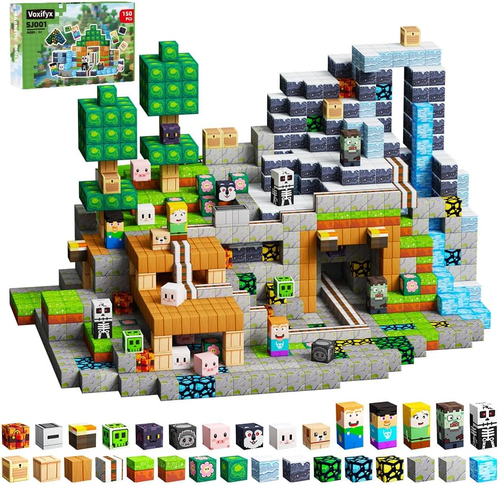 150PCS Magnetic Building Blocks Set for Kids STEM Learning Fun