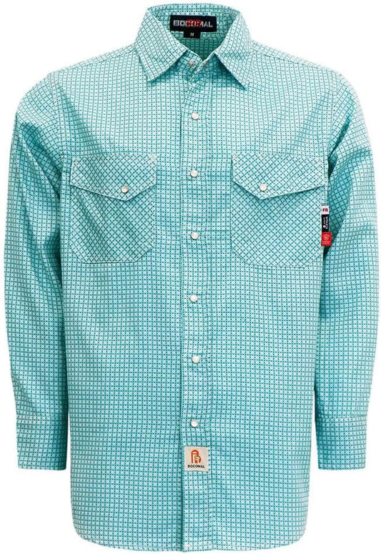 BOCOMAL FR Shirts for Men - Flame Resistant Workwear Comfort