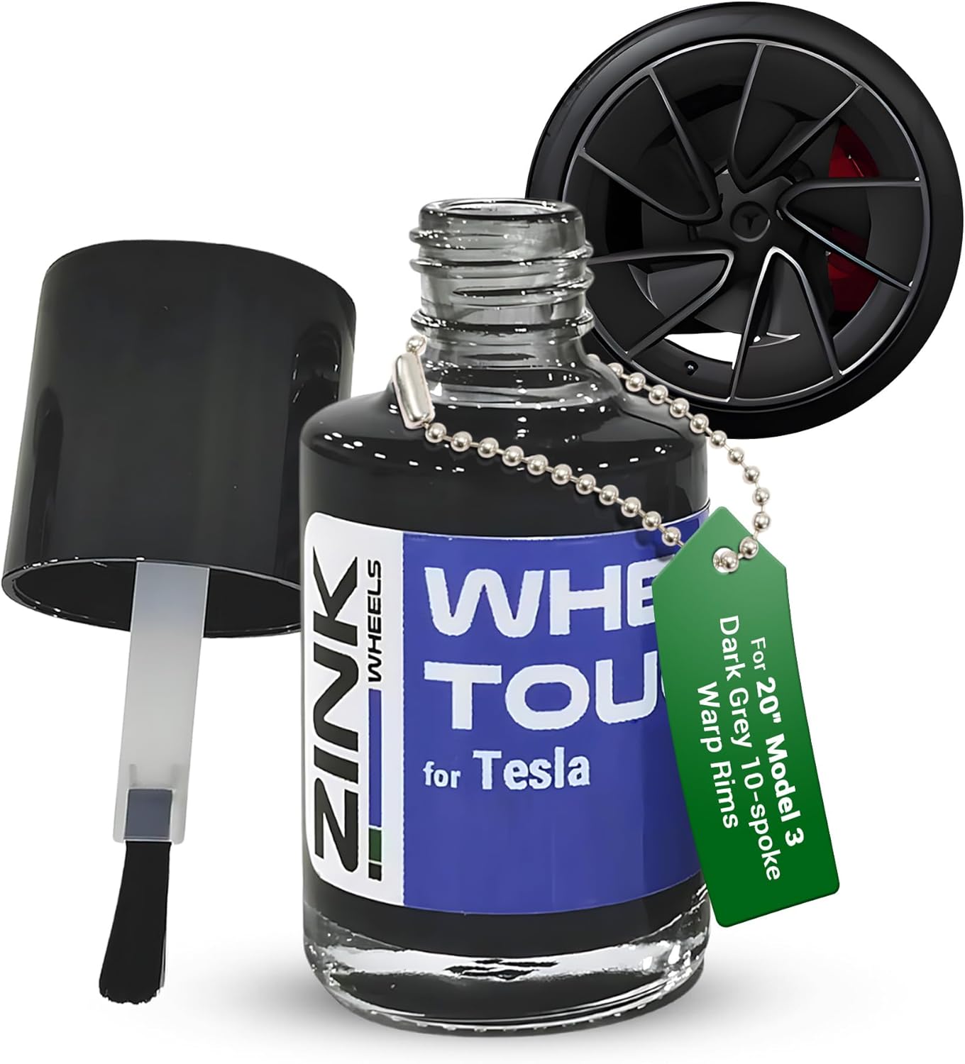 Premium Tesla Wheel Touch Up Paint for Model 3 Grey Wheels