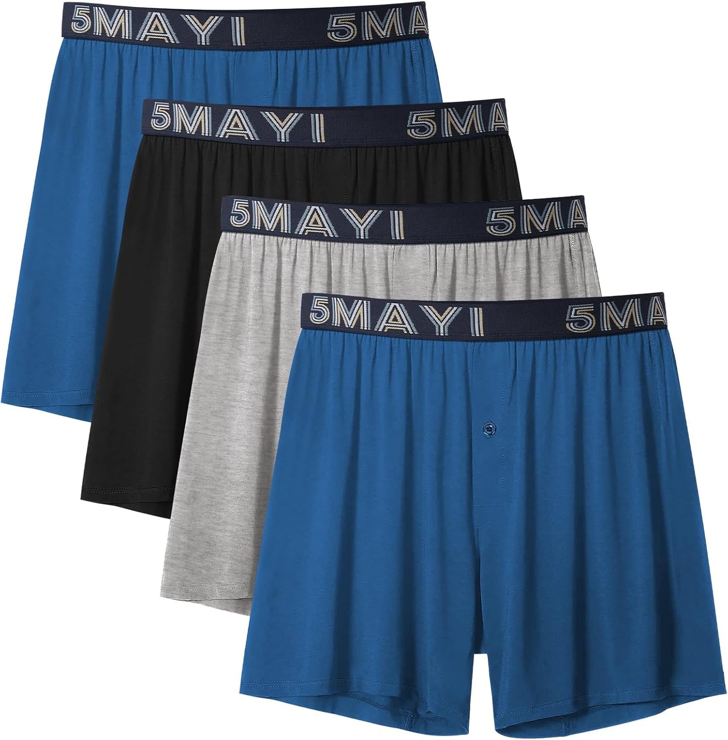 5Mayi Mens Boxers for Men Cotton Underwear Comfortable Fit