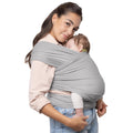 Boba Baby Wrap Carrier Serenity Light Grey - Soft Ergonomic Wrap