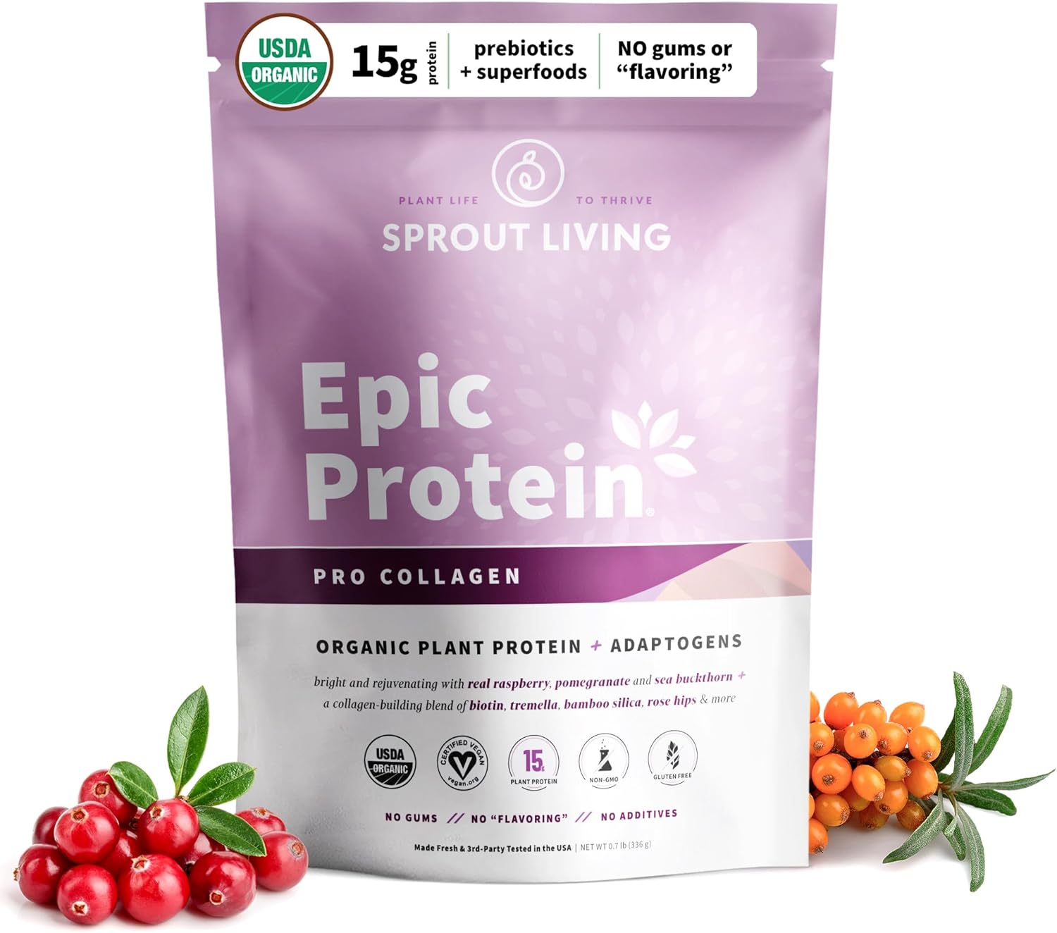 Epic Protein Powder with Superfoods for Collagen Boosting