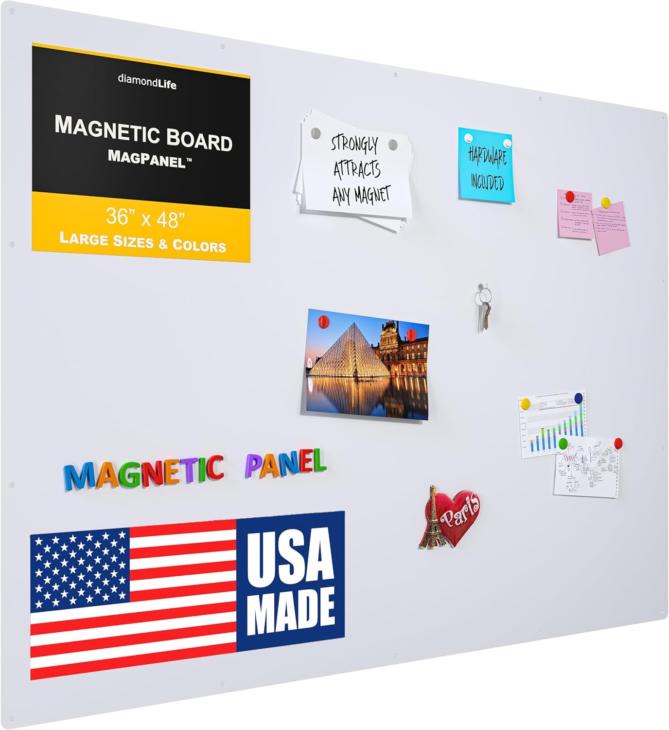 Diamond Life Magnetic Board - Versatile Memo & Vision Board