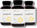 Vegan Vitamin D3 5000 IU + K2 1100 mcg - Organic D3 K2 Softgels