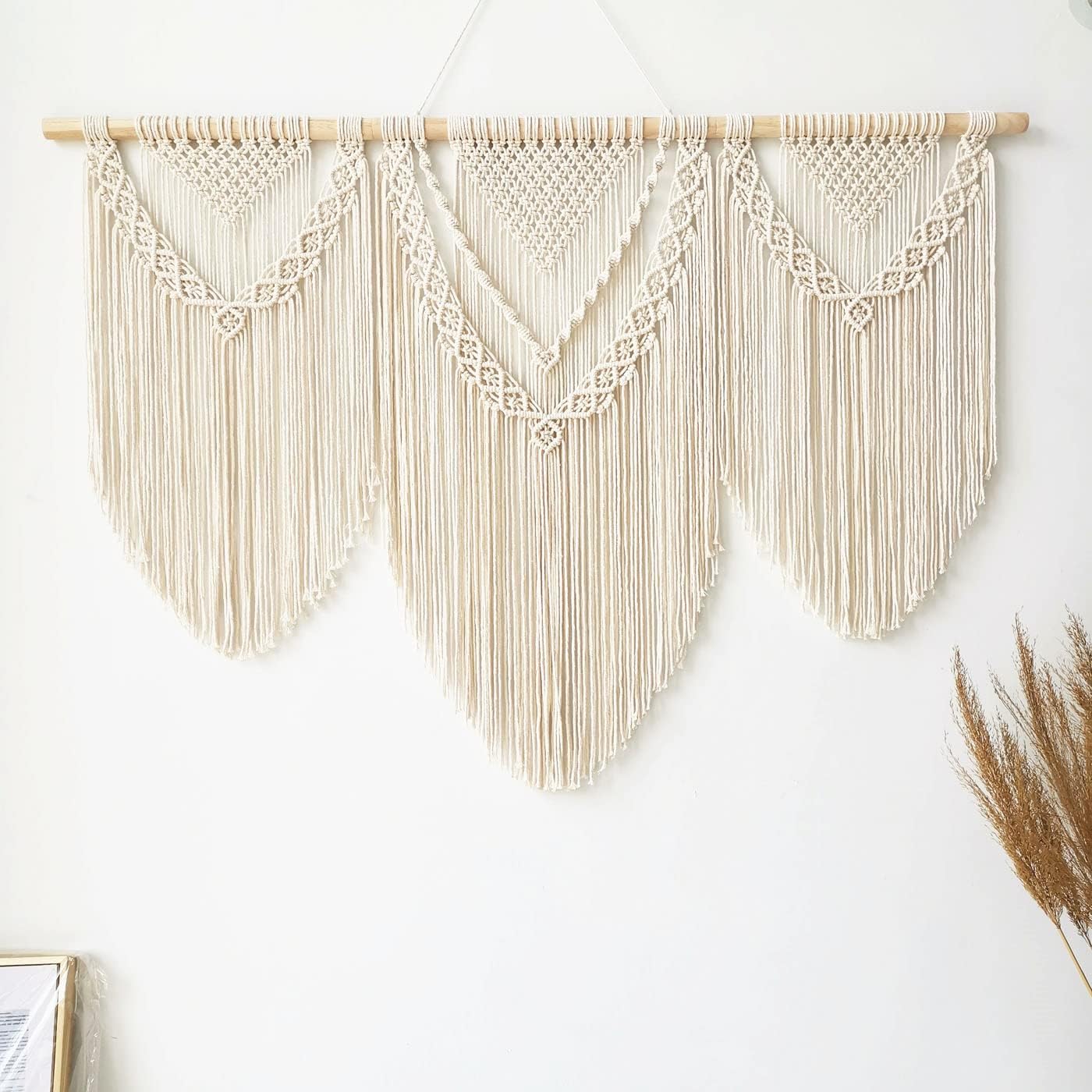 Large Macrame Wall Hanging - Chic Bohemian Tapestry Art