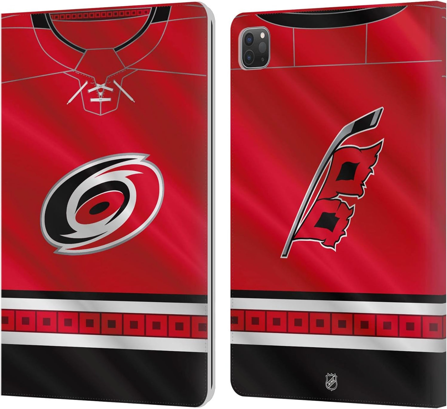 NHL Jersey Carolina Hurricanes Leather Wallet Case for iPad Pro