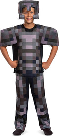 Disguise Minecraft Netherite Armor Costume for Kids - Official Outfit