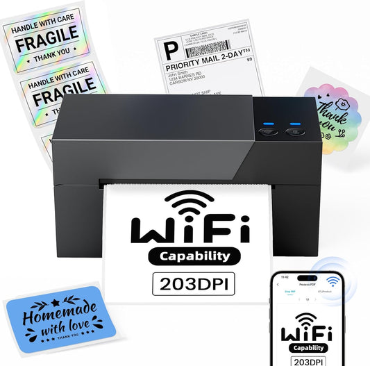 Fast Wireless Shipping Label Printer - Omezizy