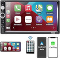 Double Din Car Stereo 7 in Touchscreen - CarPlay & Android Auto