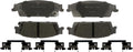 ACDelco Silver Rear Brake Pad Set 14D1707CHF1 - Quiet, Low-Dust