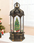 Large Christmas Snow Globe Lantern with Music - 13ft Tree & Rotating