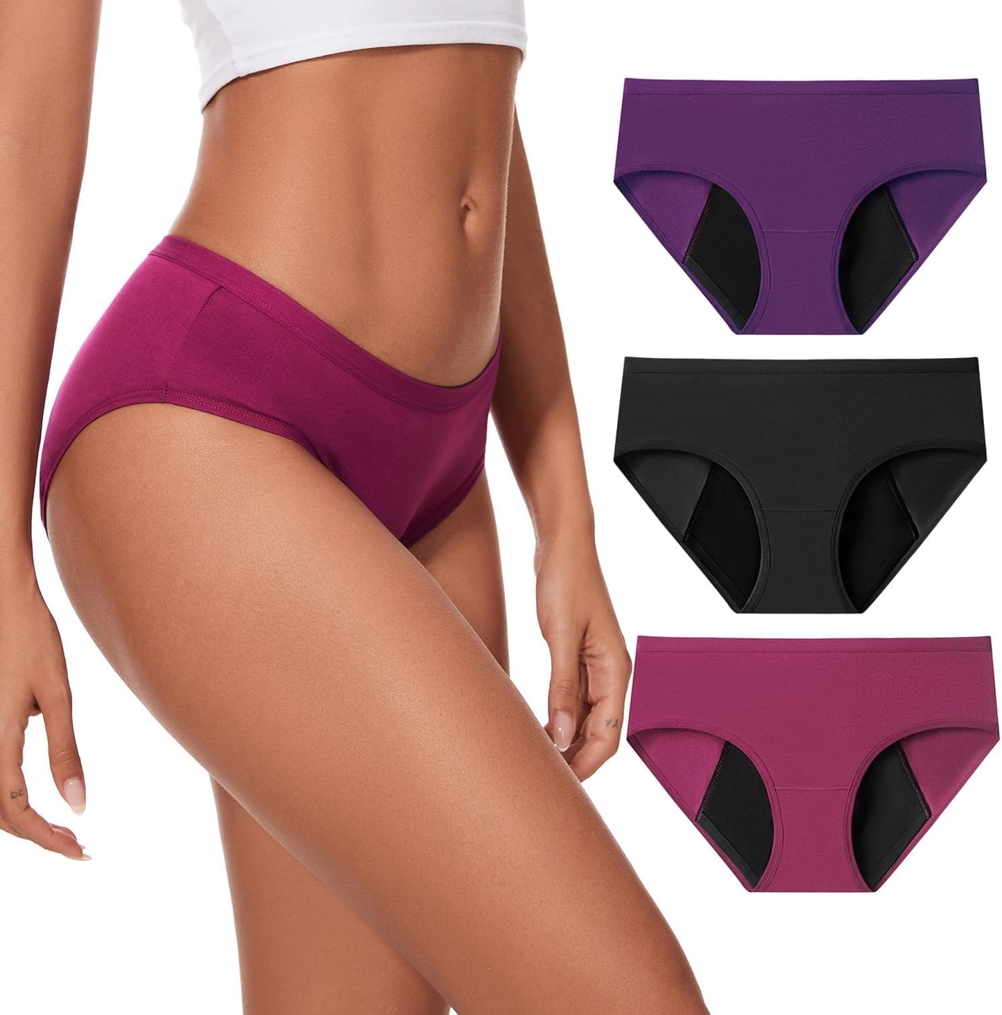Leakproof Heavy Flow Period Underwear for Women - No Side Leaks