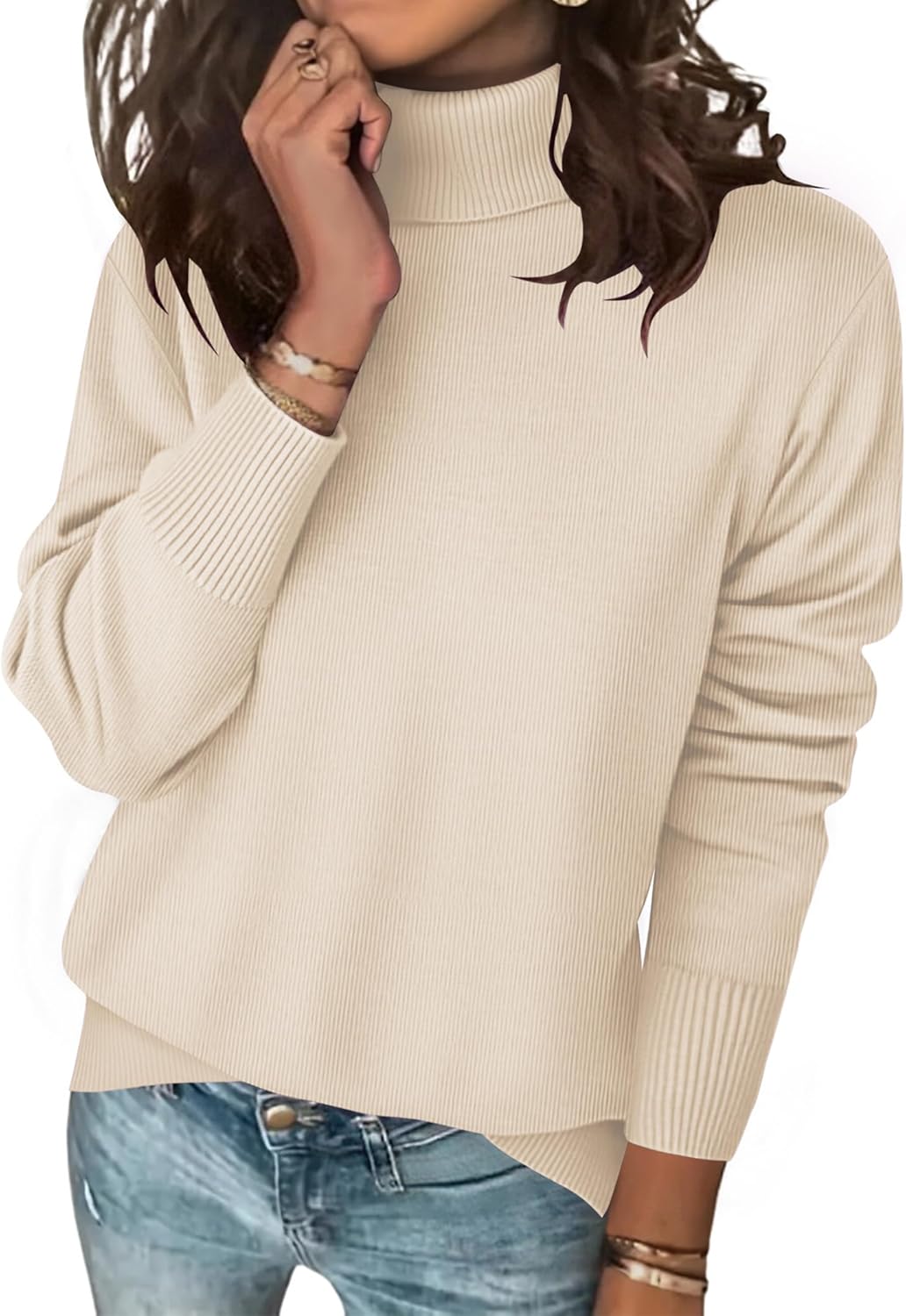 Zeagoo Women's Turtleneck Sweater for Cozy Fall and Winter Wear