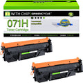 greencycle 071H Compatible Replacement Black Toner Cartridge - 2-Pack