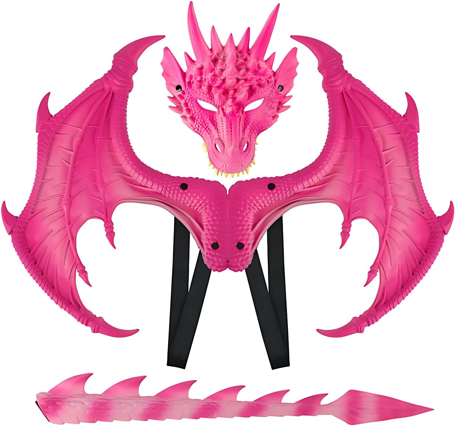 Alodidae Dragon Costumes Set with Devil Wings and Dino Mask