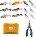 Fishing Lures Tackle Set 12PCS with Pliers - Versatile Salt